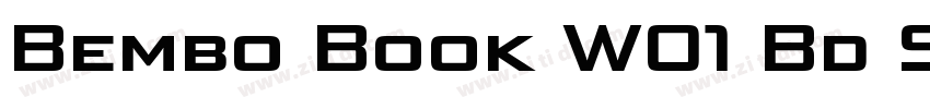 Bembo Book W01 Bd SC字体转换